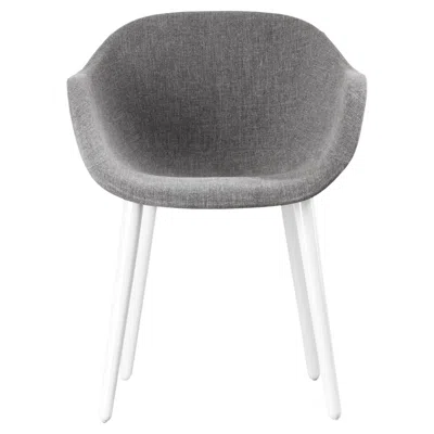 Pre-owned Magis Cyborg Lady Chair With Arms By Marcel Wanders, Grey Kvadrat Remix 143 In Gray