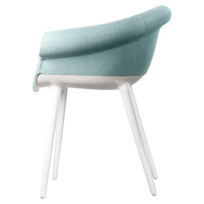 Pre-owned Magis Cyborg Lord Chair With Arms Marcel Wanders Polycarbonate - Blue Kvadrat