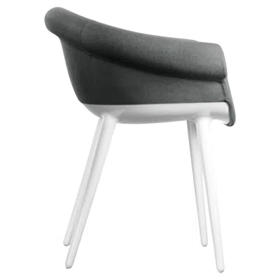 Pre-owned Magis Cyborg Lord Chair With Arms Marcel Wanders Polycarbonate Dark Grey Kvadrat In Gray