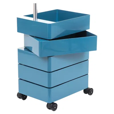 Pre-owned Magis Drawer Unit On Wheels  360° Design Konstantin Grcic - 5 Drawers - Blue