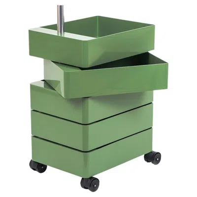 Pre-owned Magis Drawer Unit On Wheels  360° Design Konstantin Grcic - 5 Drawers - Green