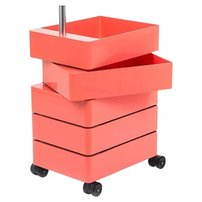 Pre-owned Magis Drawer Unit On Wheels  360° Design Konstantin Grcic - 5 Drawers - Pink