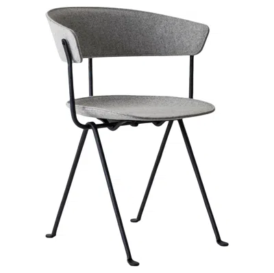 Pre-owned Magis Officina Upholstered Chair By Ronan & Erwan Bouroullec, Iron And Kvadrat In Gray