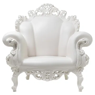 Pre-owned Magis Proust Italian Postmodern Outdoor Armchair By Alessandro Mendini, White