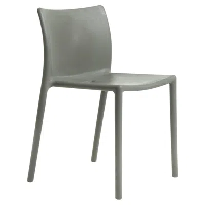 Pre-owned Magis Re Air-chair By Jasper Morrison, Stackable Chair In Recycled Plastic In Gray