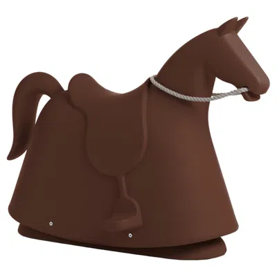 Pre-owned Magis Rocky Rocking Horse For Kids/rocking Chair For Kids - Marc Newson - Brown