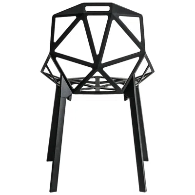 Pre-owned Magis Set Of 2 Chair_one In Black By Konstantin Grcic For