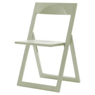 Pre-owned Magis Set Of 2  Aviva Folding Chairs By Marc Berthier In Green Stained Beech