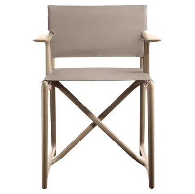 Pre-owned Magis Stanley Folding Director Chair By Philippe Stark For  In Brown
