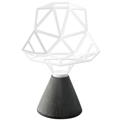 Pre-owned Magis Swivel Chair  Chair_one - Natural Concrete Base & White Aluminium Seat