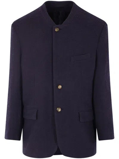 Magliano Acid Single-breasted Jacket In Blue