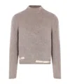 Magliano Wool Blend Sweater With Aesthetic Details In Gray