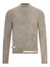 Magliano Wool Blend Sweater With Aesthetic Details In Gray
