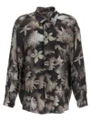 Magliano All-over Floral Print Shirt In Gray