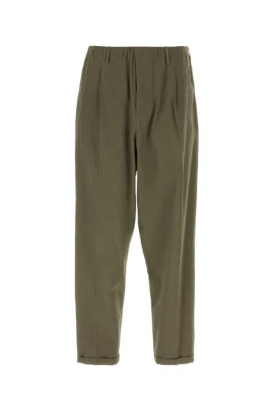 MAGLIANO MAGLIANO ARMY GREEN COTTON PANT