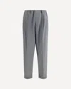 Magliano Pleated Elastic Waist Trousers With Back Pocket In Gray