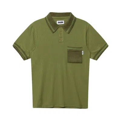 Pre-owned Magliano Bamboo Polo 'green' | Men's Size S