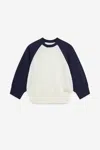 Magliano Baseball Crop Knit Longsleeve In Blue