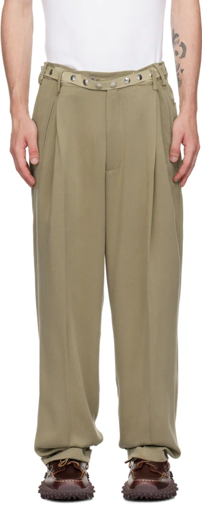 Magliano Beige Super Trousers In 12