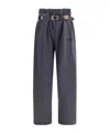 Magliano Heavy Jersey Pants In Gray
