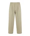 Magliano Cotton Loose-fit Trousers In Nude