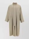 Magliano Belted High Collar Long Coat