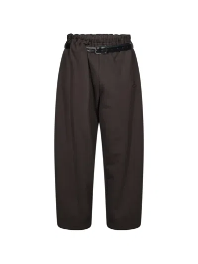Magliano Belted Paperbag-waist Trousers In Brown