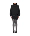 Magliano Gray Big Knitted Camion Sweater In Black