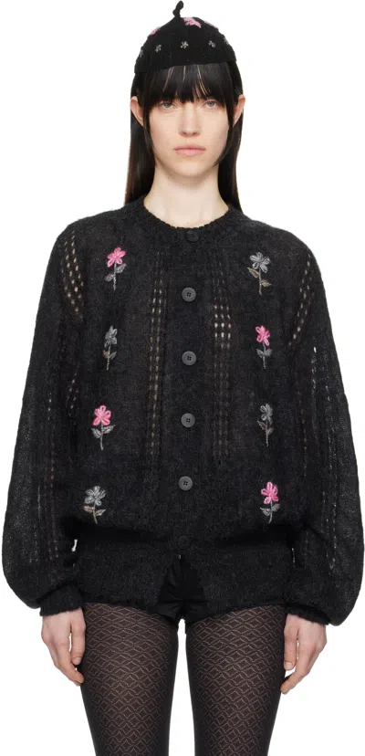 Magliano Black Cormio Edition Cor Mohair Cardigan