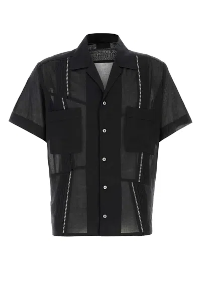 Magliano Black Cotton Broken Shirt