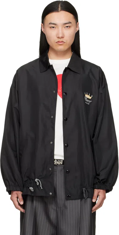 Magliano Long-sleeved Casual Jacket In Black