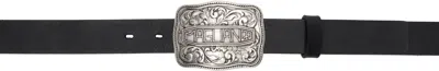 Magliano Black Paninaro Belt In 39