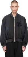 MAGLIANO BLACK PROTESTA BOMBER JACKET