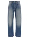 Magliano Five-pocket Denim Trousers Featuring Belt Loops In Blue