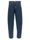 Magliano Sturdy Jeans With Belt Loops And Contrast Stitching In Blue