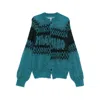 Magliano Blue Sweaters In Green