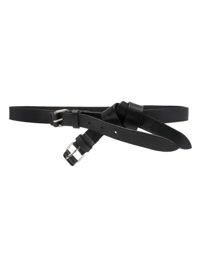 Magliano Bow Belt In Black