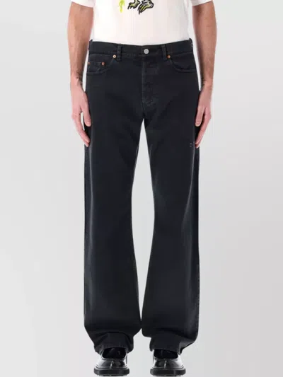 MAGLIANO BRAIDED BACK DISTRESSED DENIM