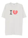Magliano Graphic Print Crew Neck Short Sleeve T-shirt In Gray
