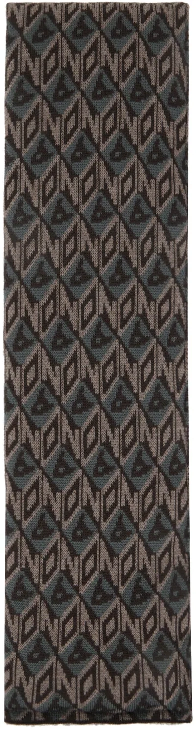 Magliano Brown Ano Scarf In 01 Chic Mix