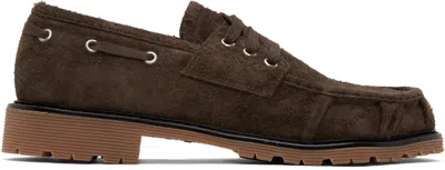 Magliano Brown Barchino Monster Boat Shoes In 97