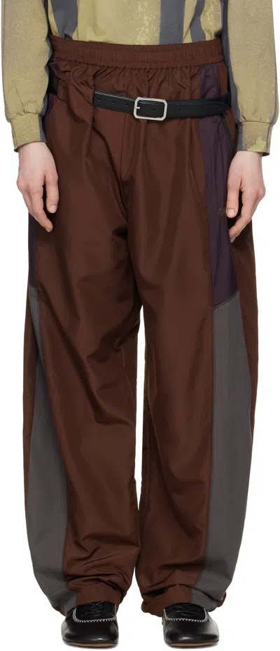 Magliano Brown Gabber Track Pants In 86 Brown