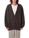 Magliano Brown V-neck Logo Cardigan