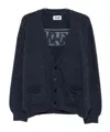 Magliano Grampa Buttoned-up Cardigan In Blue