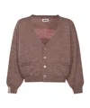 Magliano Patch-pocket Button Cardigan In Brown