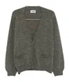 Magliano Buttoned Patch-pockets Cardigan In Gray