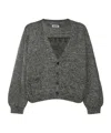 Magliano Grampa Baby Buttoned Cardigan In Gray