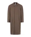 Magliano Buttoned Coat In Brown