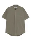 Magliano Buttoned-fastening Short-sleeve Shirt In Green