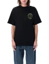 Magliano Calci Crew Neck Graphic Print T-shirt In Black